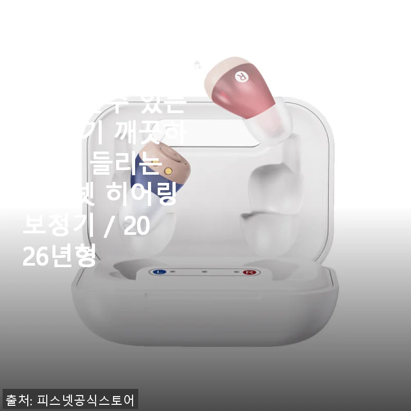 피스넷 히어링 보청기 사용후기: 가족과 나를 위한 깔끔한 음성 증폭기