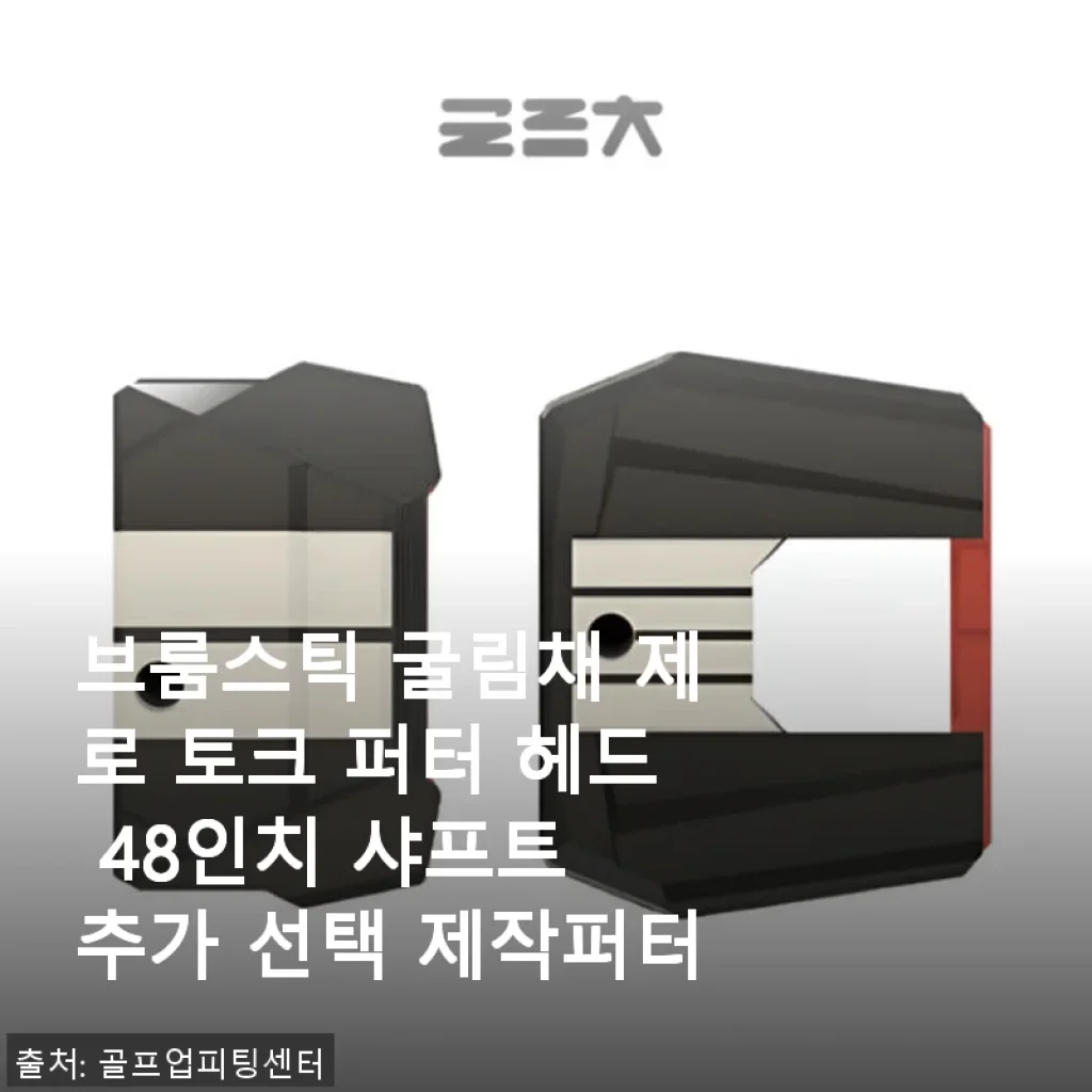 브룸스틱 굴림채 제로 토크 퍼터 헤드 48인치 샤프트 사용후기