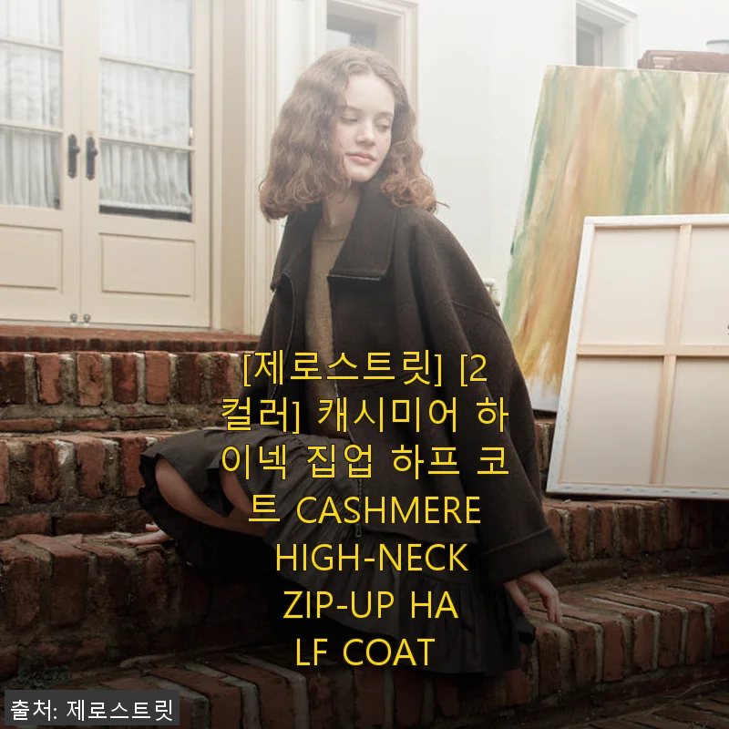 제로스트릿 캐시미어 하이넥 집업 하프 코트 사용후기