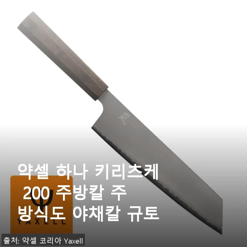 약셀 하나 키리츠케 200 주방칼 사용 후기와 상세 소개