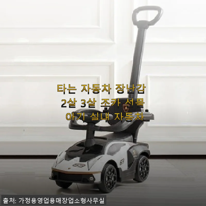 2~3세 아이에게 딱 맞는 '타는 자동차 장난감' 사용 후기
