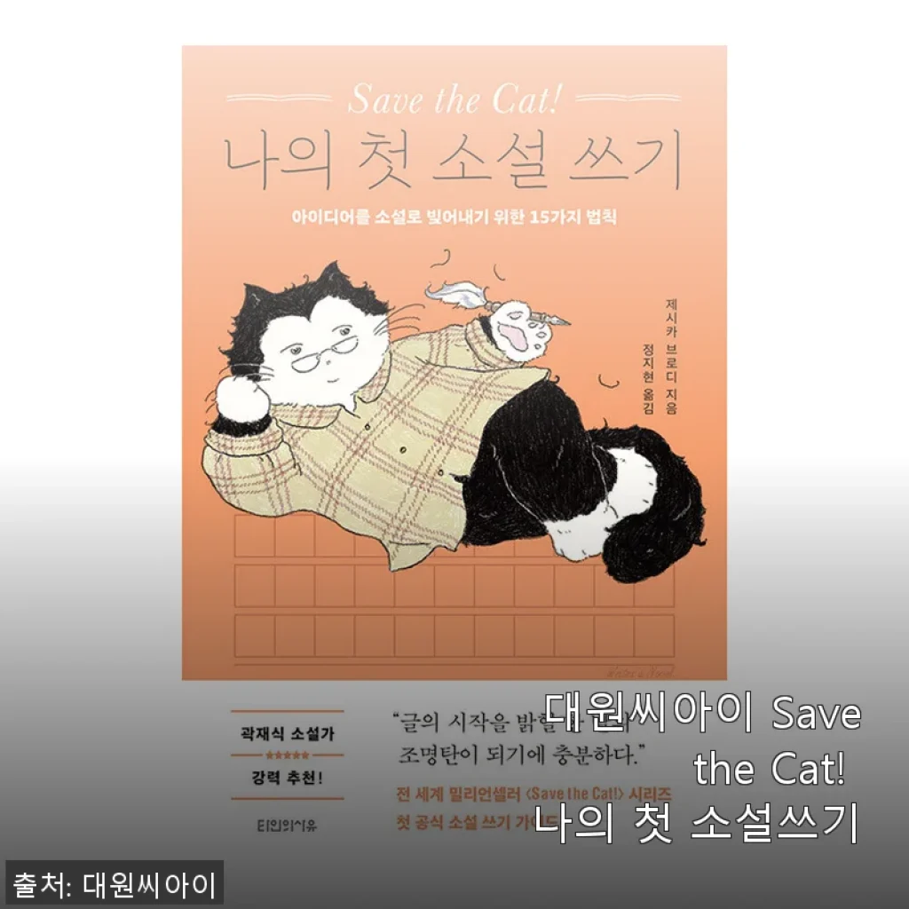 대원씨아이 Save the Cat! 나의 첫 소설쓰기 사용후기와 제품소개