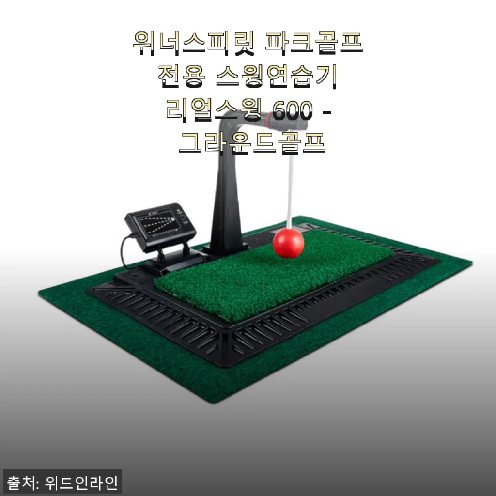 위너스피릿 파크골프 전용 스윙연습기 리얼스윙 600 사용후기