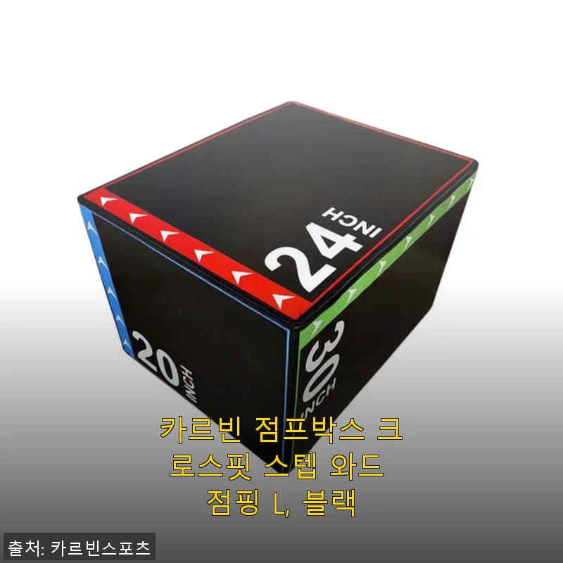 카르빈 점프박스 크로스핏 스텝 와드 점핑 L, 블랙 사용 후기
