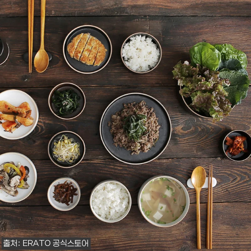 에라토 옳음 2인 국산 도자기 그릇세 관련 이미지 1