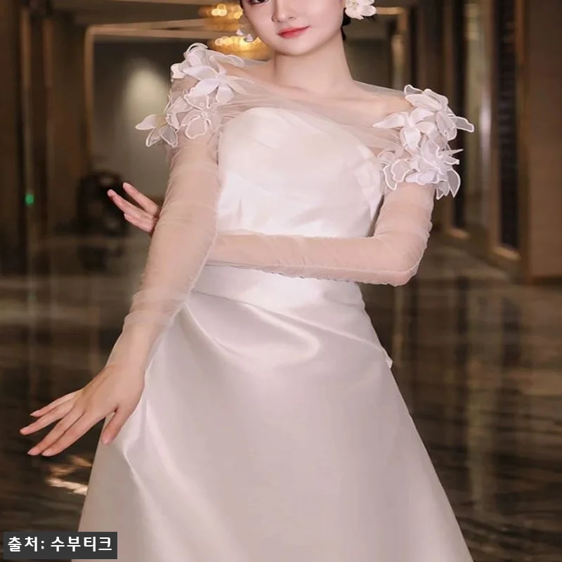 셀프 웨딩드레스 2부 새틴 이브닝 야 관련 이미지 1