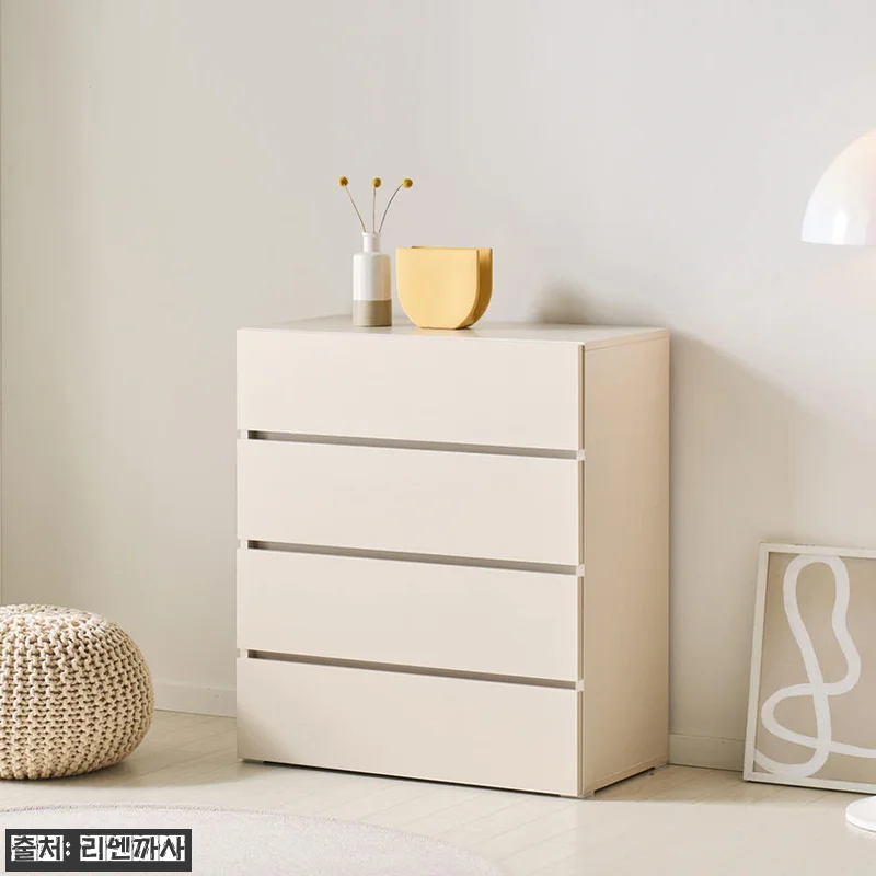 조아 4단 서랍장 800 (크림화이트 관련 이미지 1