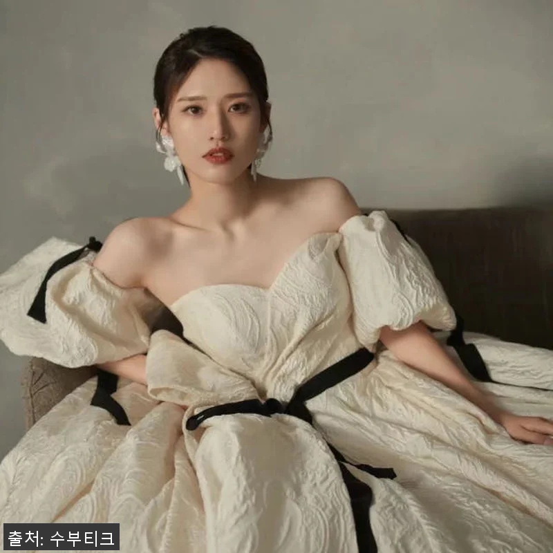 자카드 새틴 결혼식 약혼 스튜디오 스 관련 이미지 2