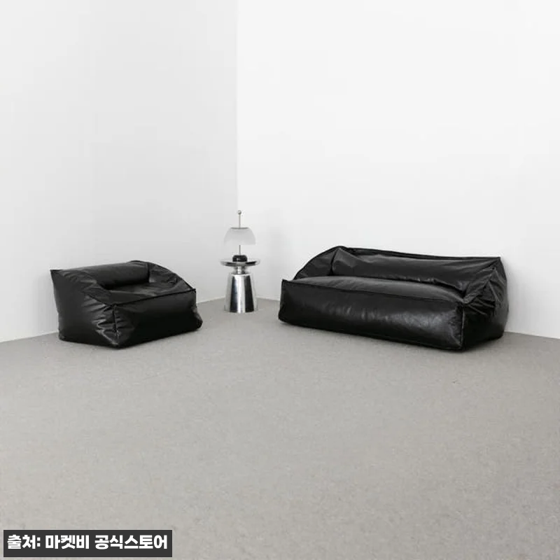 앰보 2인 빈백소파 LS045 브라운 관련 이미지 2