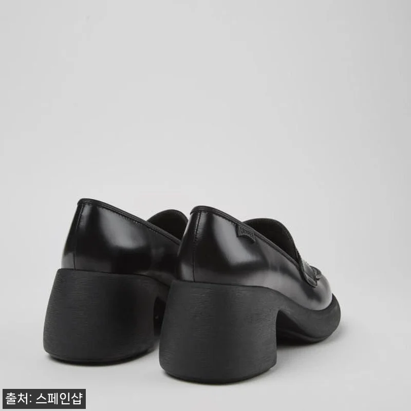 캠퍼 프리미엄 블랙 레더 힐 로퍼 T 관련 이미지 2