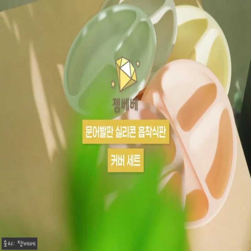 젬베베 실리콘 3구 유아식판 사용후기 관련 이미지 2