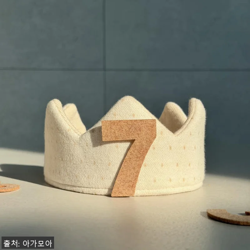 아가모아 아기 기념일 생일 왕관 머리 관련 이미지 3