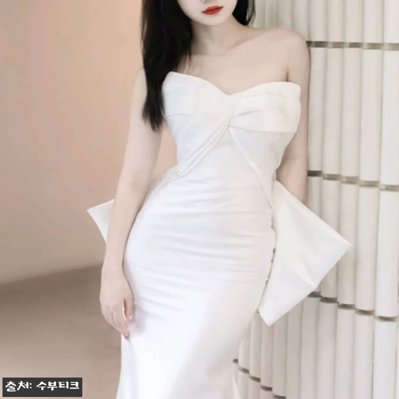 셀프 웨딩드레스 2부 새틴 야외촬영용 관련 이미지 4