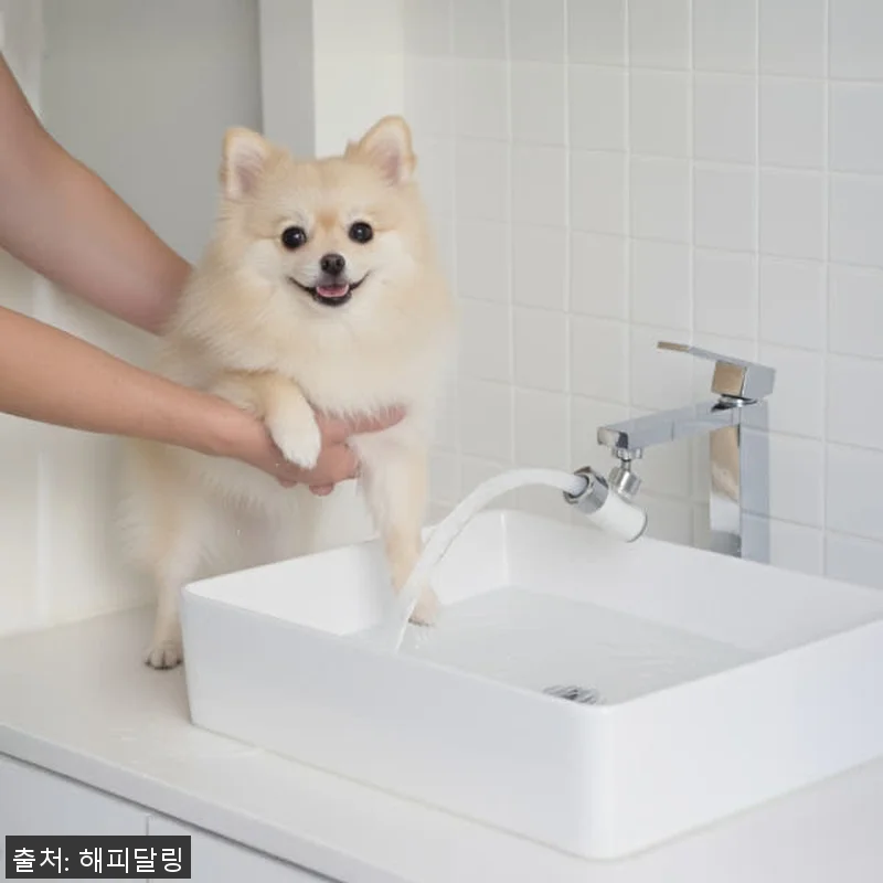 해피달링 시그니처 워터탭 회전 수도꼭 관련 이미지 5