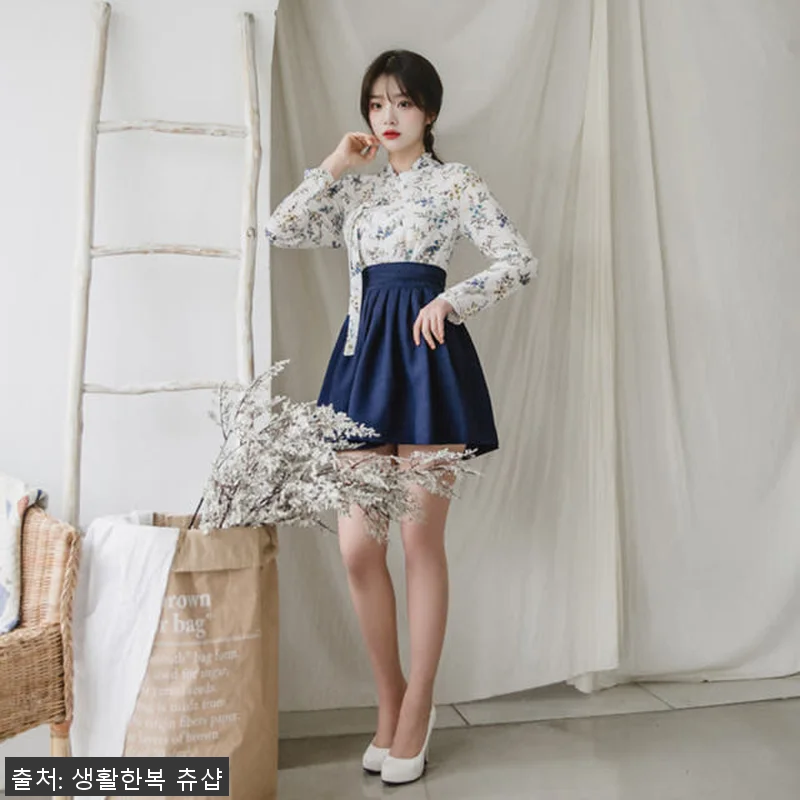 생활한복 세트 야생화+너울 개량 계량 관련 이미지 6