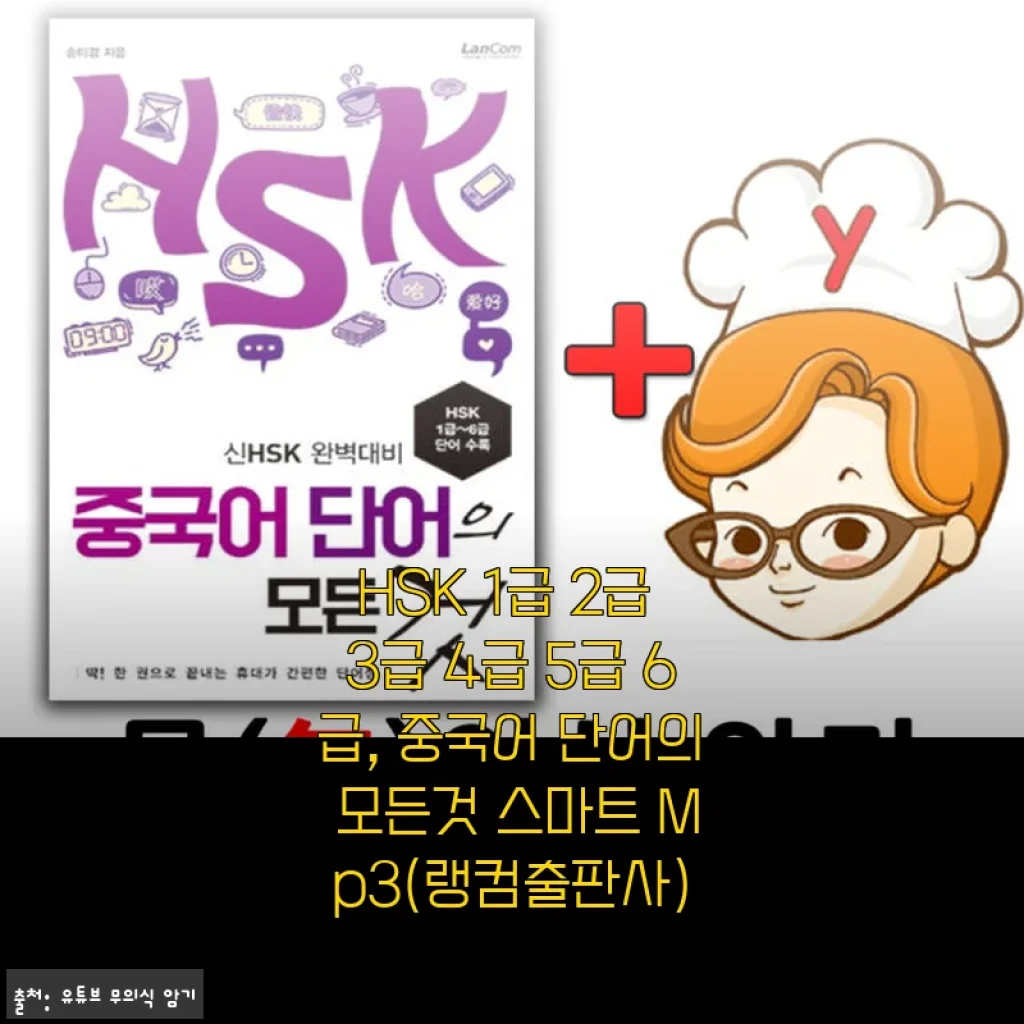 HSK 1급부터 6급까지, 스마트 Mp3로 중국어 단어 완벽 학습 후기