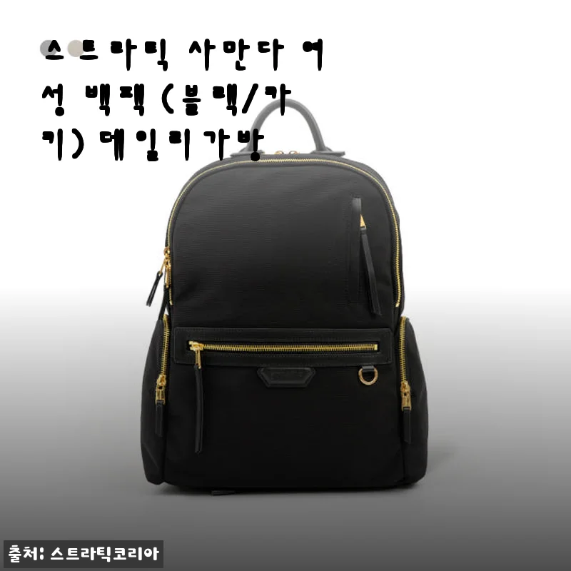스트라틱 사만다 여성 백팩 사용후기, 선물과 데일리용으로 딱 좋은 가방