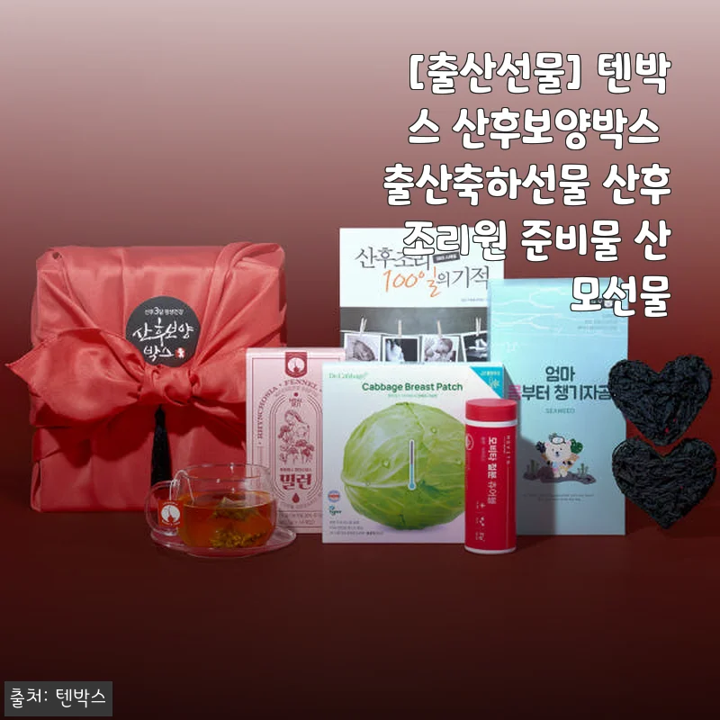 텐박스 산후보양박스 사용후기 – 산모를 위한 세심한 배려가 느껴지는 출산선물