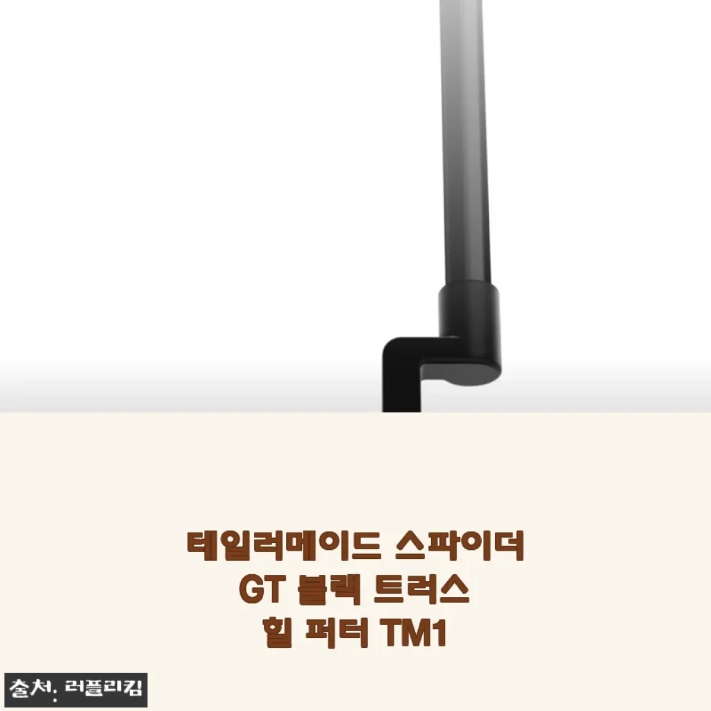 테일러메이드 스파이더 GT 블랙 트러스 힐 퍼터 TM1 사용후기 및 상세 소개