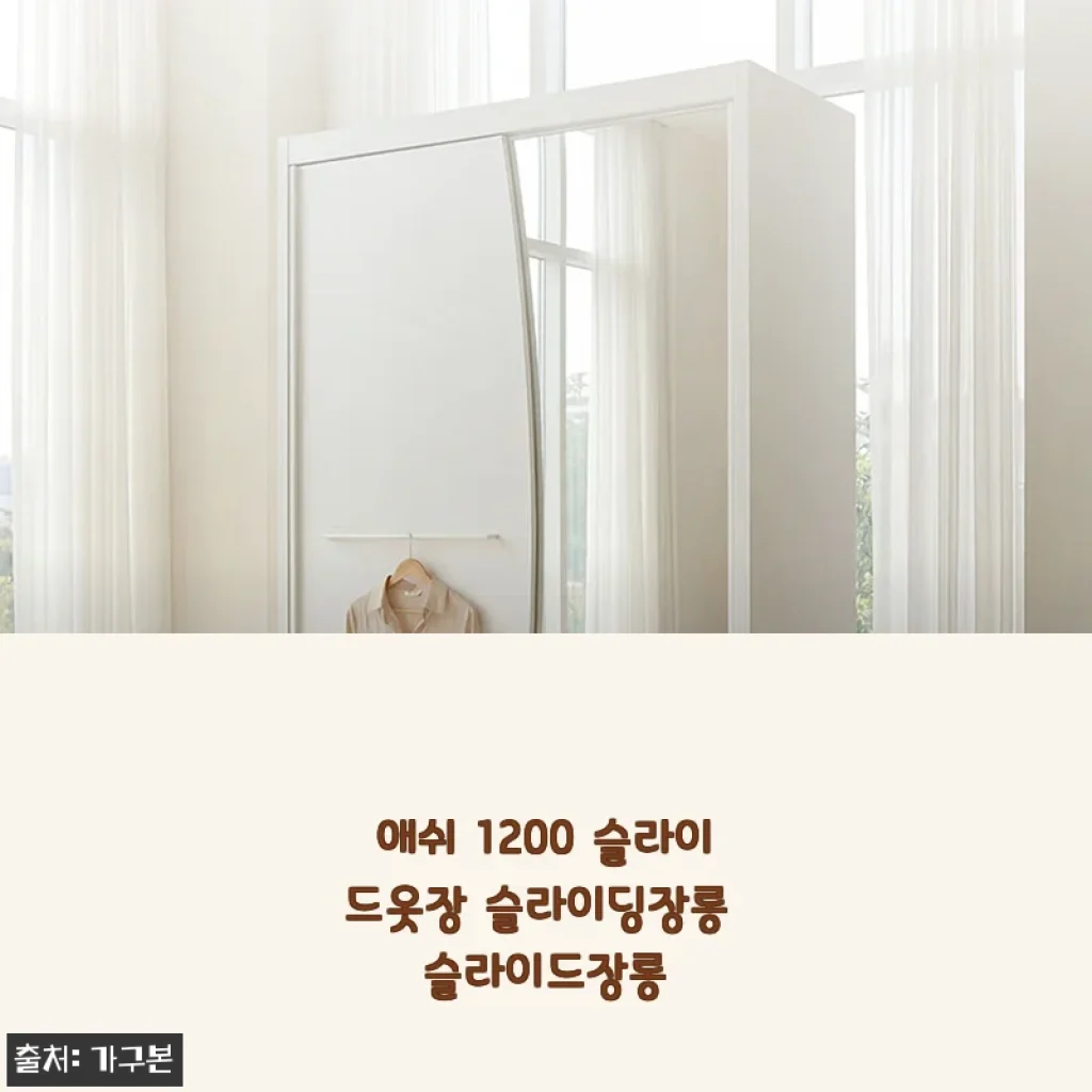 애쉬 1200 슬라이드옷장 슬라이딩장롱 사용후기 및 제품 소개
