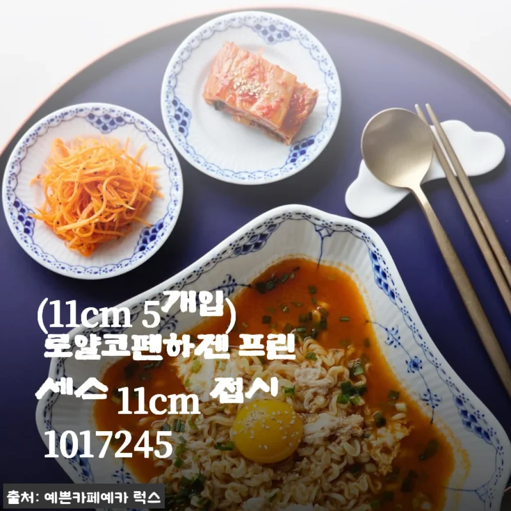 로얄코펜하겐 프린세스 11cm 접시 5개입, 직접 사용해본 솔직한 후기