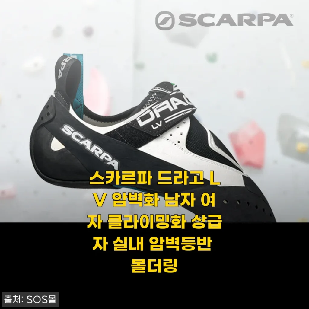 스카르파 드라고 LV 암벽화 사용후기 - 상급자 클라이밍에 딱 맞는 선택