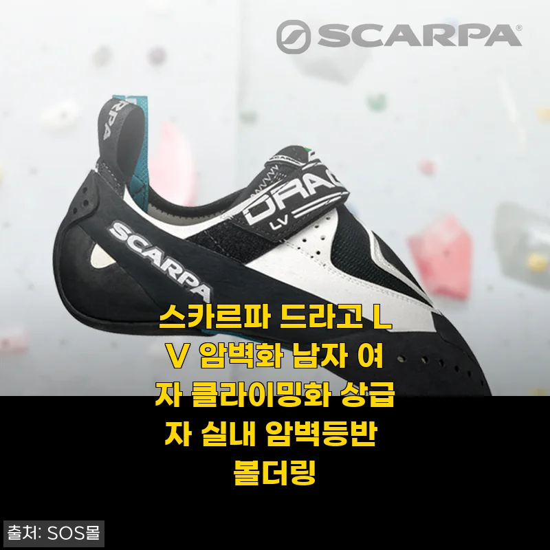 스카르파 드라고 LV 암벽화 사용후기 - 상급자 클라이밍에 딱 맞는 선택