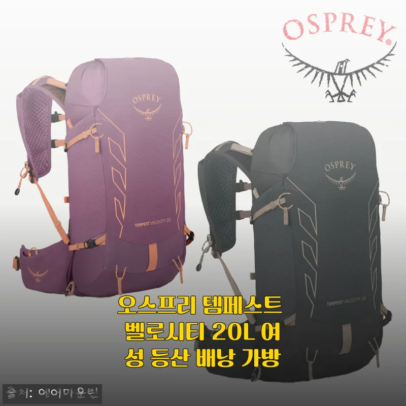 가벼운 등산 배낭 찾다가 오스프리 템페스트 벨로시티 20L에 정착한 후기