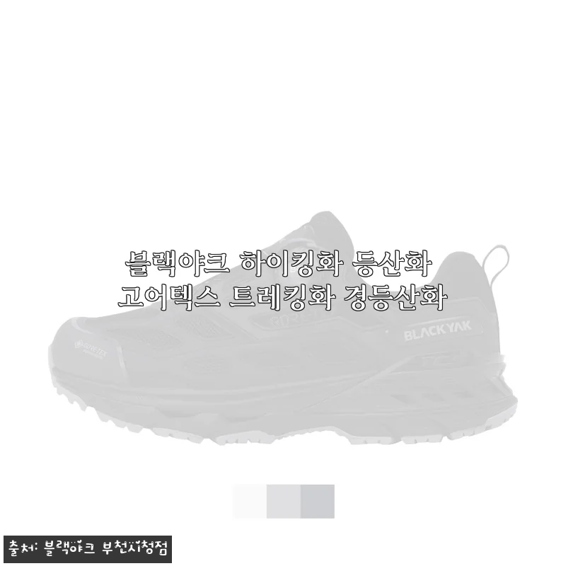 봄 등산엔 이게 딱, 블랙야크 고어텍스 하이킹화 3주 신고 느낀 진짜 장점