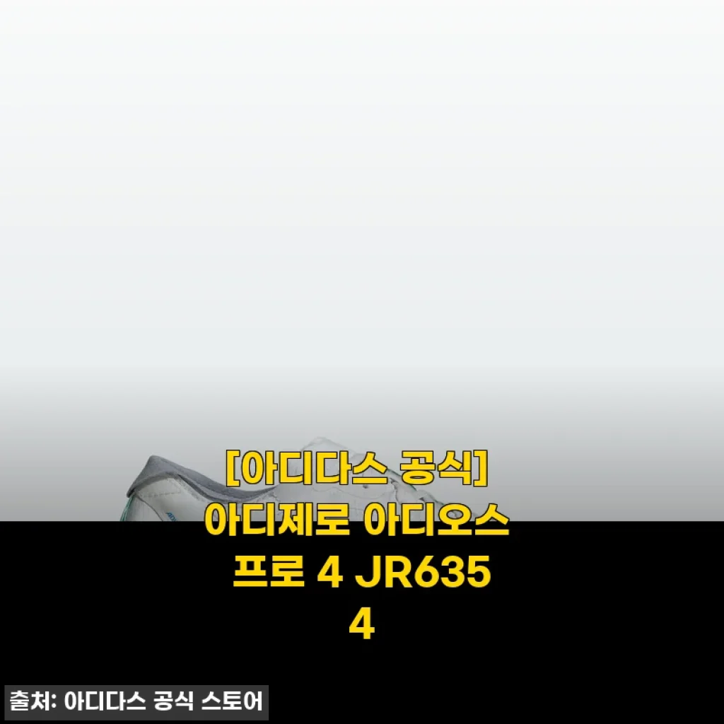 아디다스 아디제로 아디오스 프로 4 JR6354, 직접 신고 달려본 솔직 후기