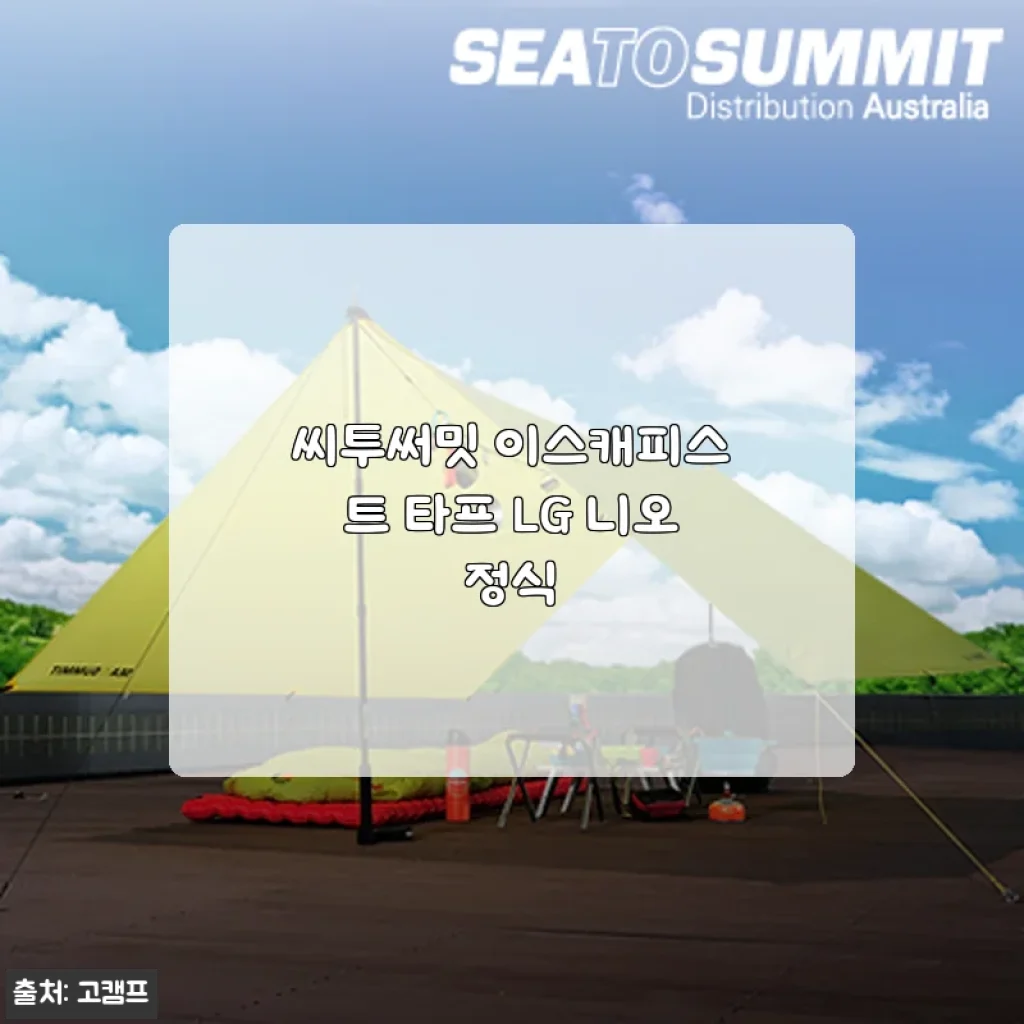 씨투써밋 이스캐피스트 타프 LG 니오정식
