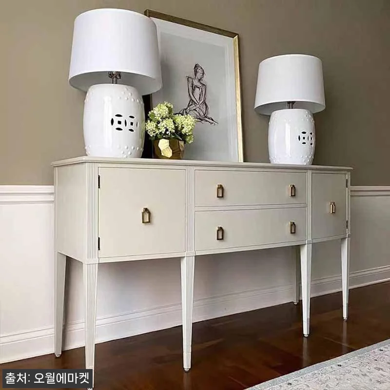 엔틱 콘솔 고급 원목 북유럽 현관 테 관련 이미지 1
