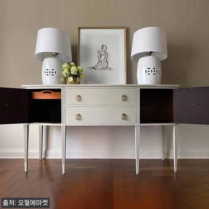 엔틱 콘솔 고급 원목 북유럽 현관 테 관련 이미지 3