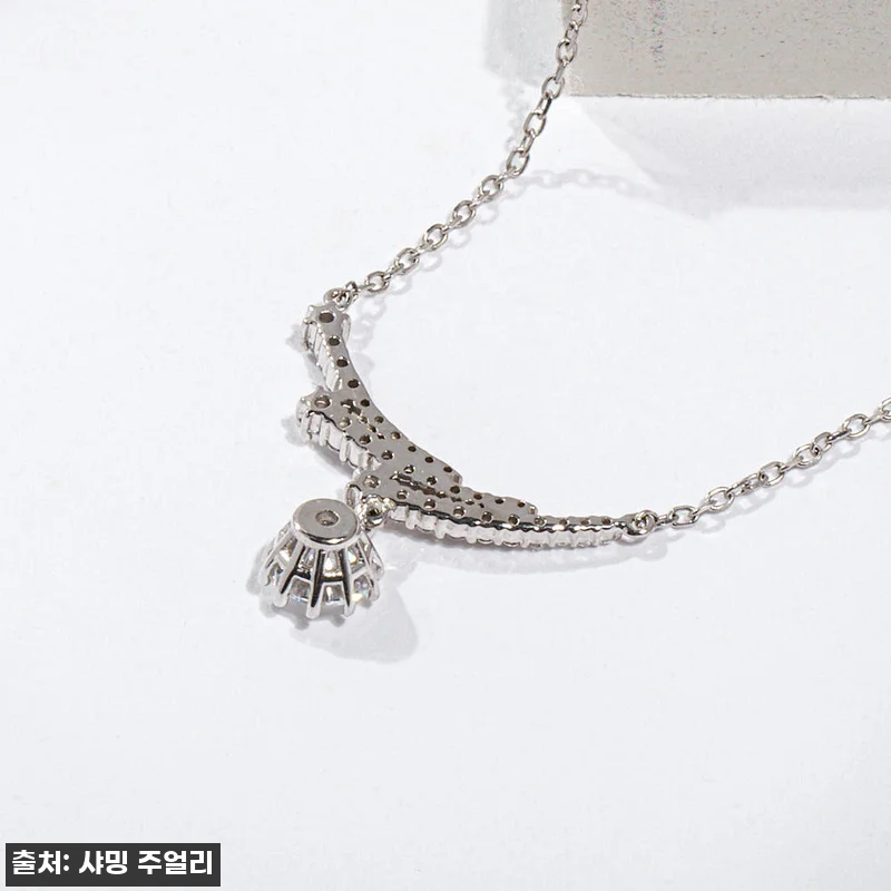 5부 다이아 목걸이 천연 GIA F 관련 이미지 6