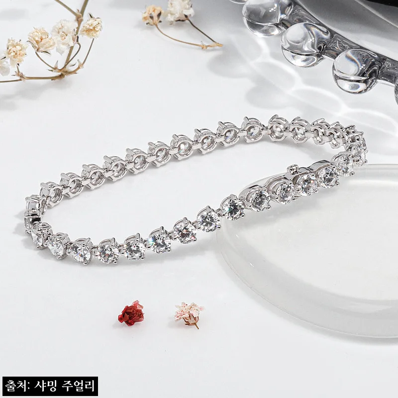 3부 다이아 테니스 팔찌, 기념일 선물로 눈여겨볼 랩 3프롱 레이어드 주얼리