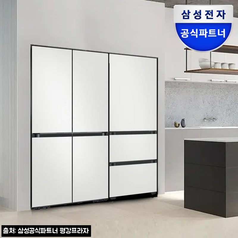 삼성 비스포크 AI 냉장고·김치냉장고 키친핏 Max 세트 코타화이트, 주방 라인 살린 실속 구매 후기