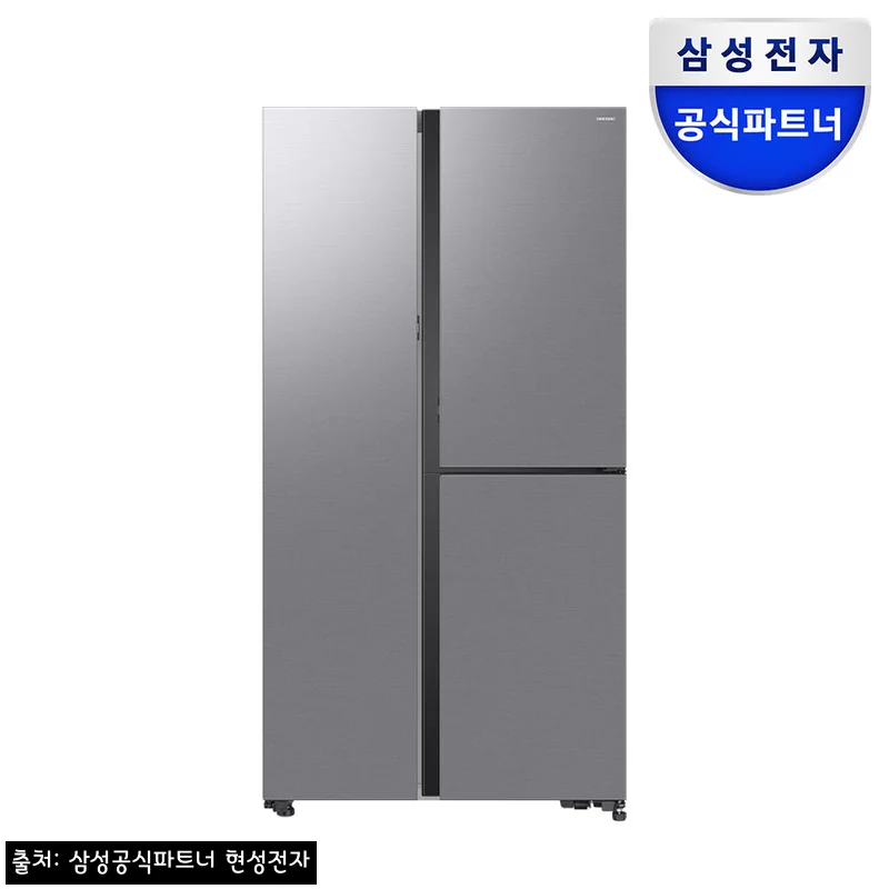 삼성 냉장고 RS84DG5602M9 찐후기, 846L 푸드쇼케이스와 오토오픈이 돋보이는 젠틀실버 양문형냉장고