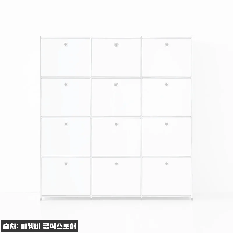 모듈가구 심플리 3x4 수납장 12문 BC637, 거실 수납 고민에 눈여겨볼 퓨어화이트 4단 후기
