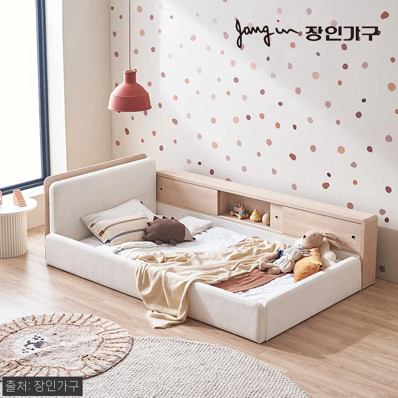 장인가구 하랑 E0 패브릭 LED헤드 저상형 데이베드 패밀리침대 Q + 라텍스탑포켓, 아이와 함께 쓰기 좋은 저상형 침대 후기 8 장인가구 하랑 E0 패브릭 LED헤드 관련 이미지 1