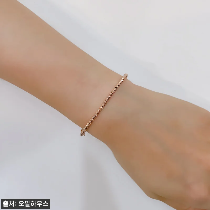 14k 컷팅볼 2.5mm 팔찌 OPP 관련 이미지 2