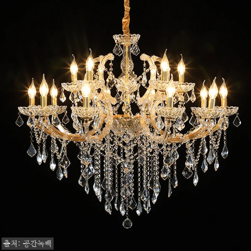 샹들리에 조명 샹제리제 15등 골드, 관련 이미지 2