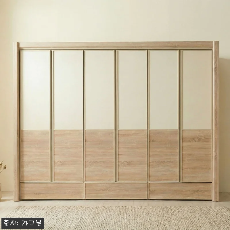 캉 300cm 10자장롱 세트 키높이 관련 이미지 2