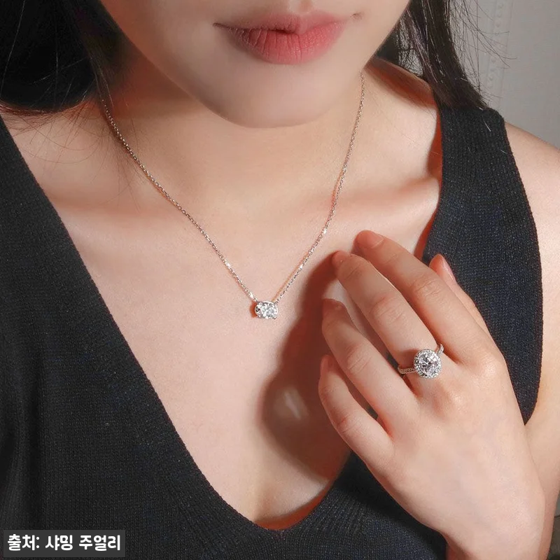 2캐럿 오벌 랩 다이아 플래티넘 백금 관련 이미지 3