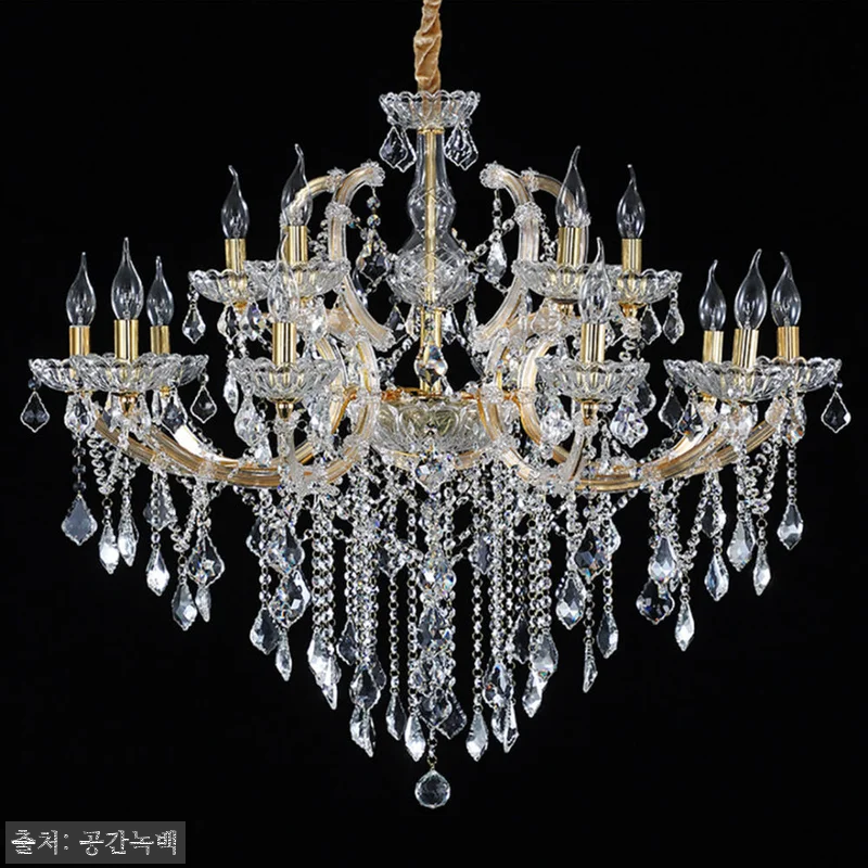 샹들리에 조명 샹제리제 15등 골드, 관련 이미지 3