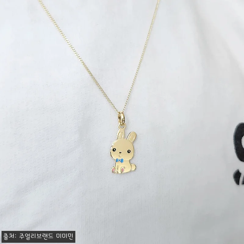 미아방지목걸이 14k 18k 어린이 관련 이미지 3
