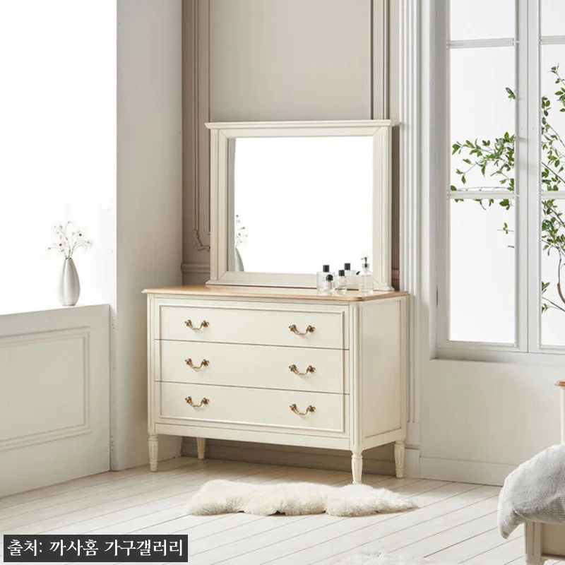 까사홈 헤이미 아이보리 엔틱 원목 서 관련 이미지 3