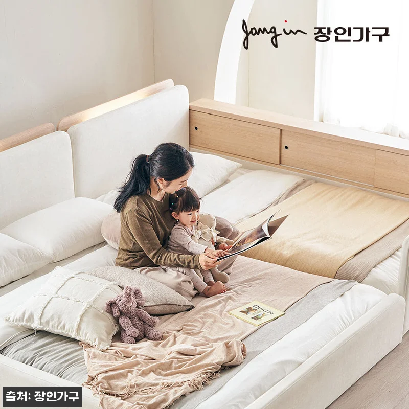 장인가구 하랑 E0 패브릭 LED헤드 관련 이미지 3