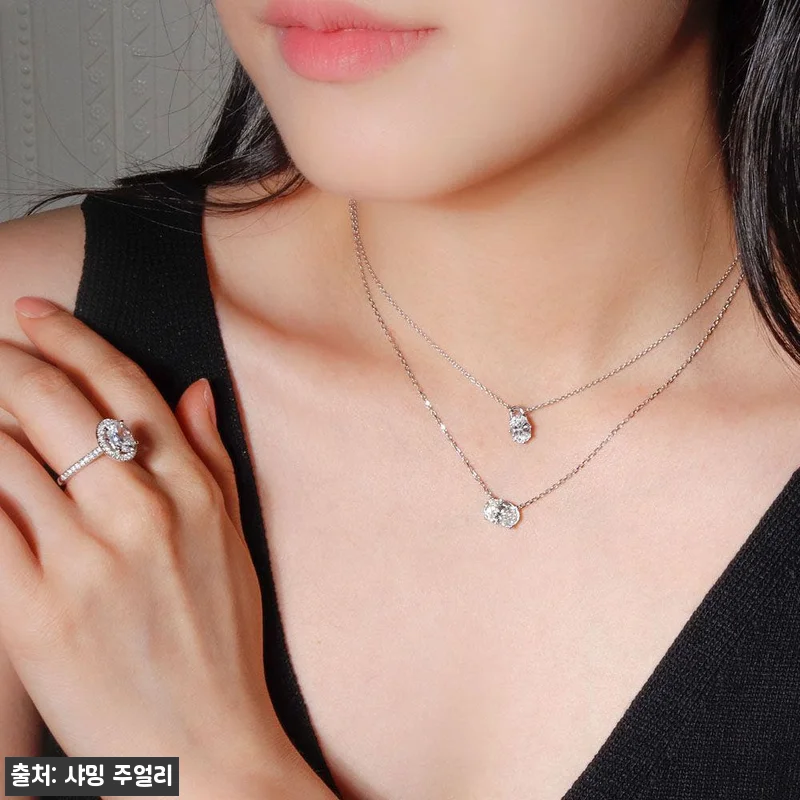 2캐럿 오벌 랩 다이아 플래티넘 백금 관련 이미지 4