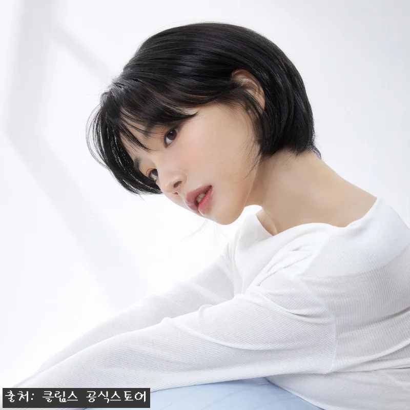 수제통가발 숏단발 사이드뱅 자연스러운 관련 이미지 4