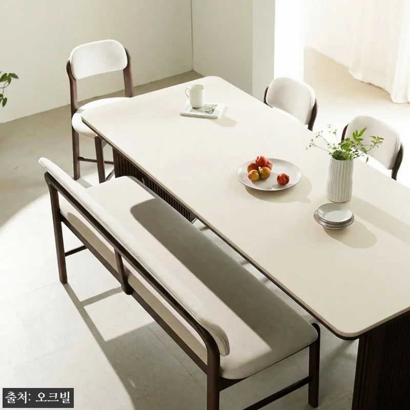 오크빌 알로 4인용 원목 무소음 양면 관련 이미지 5
